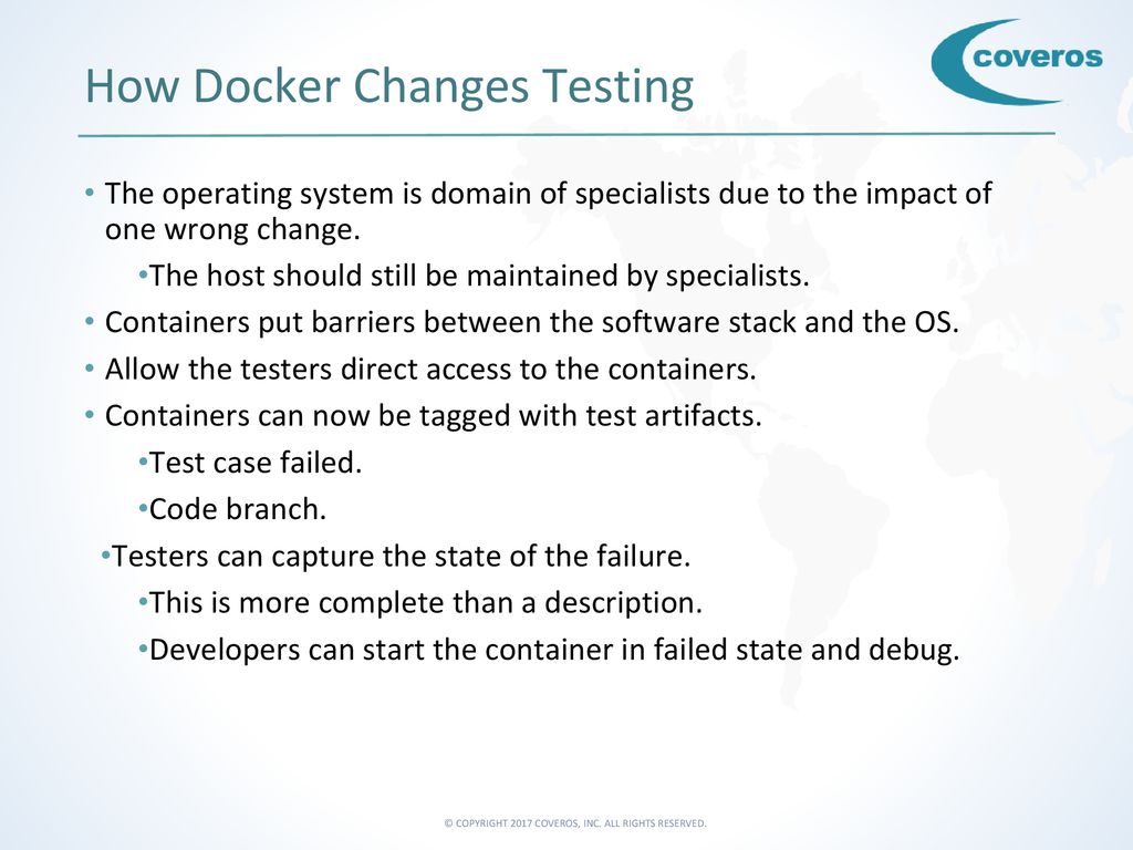 Use Docker to Enhance Your Testing - ppt download