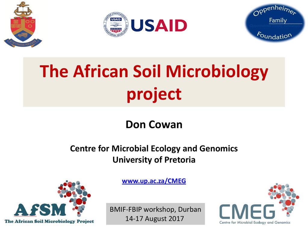 The African Soil Microbiology project - ppt download