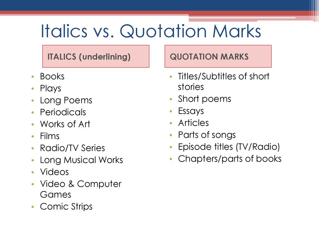 Other marks of punctuation ppt download