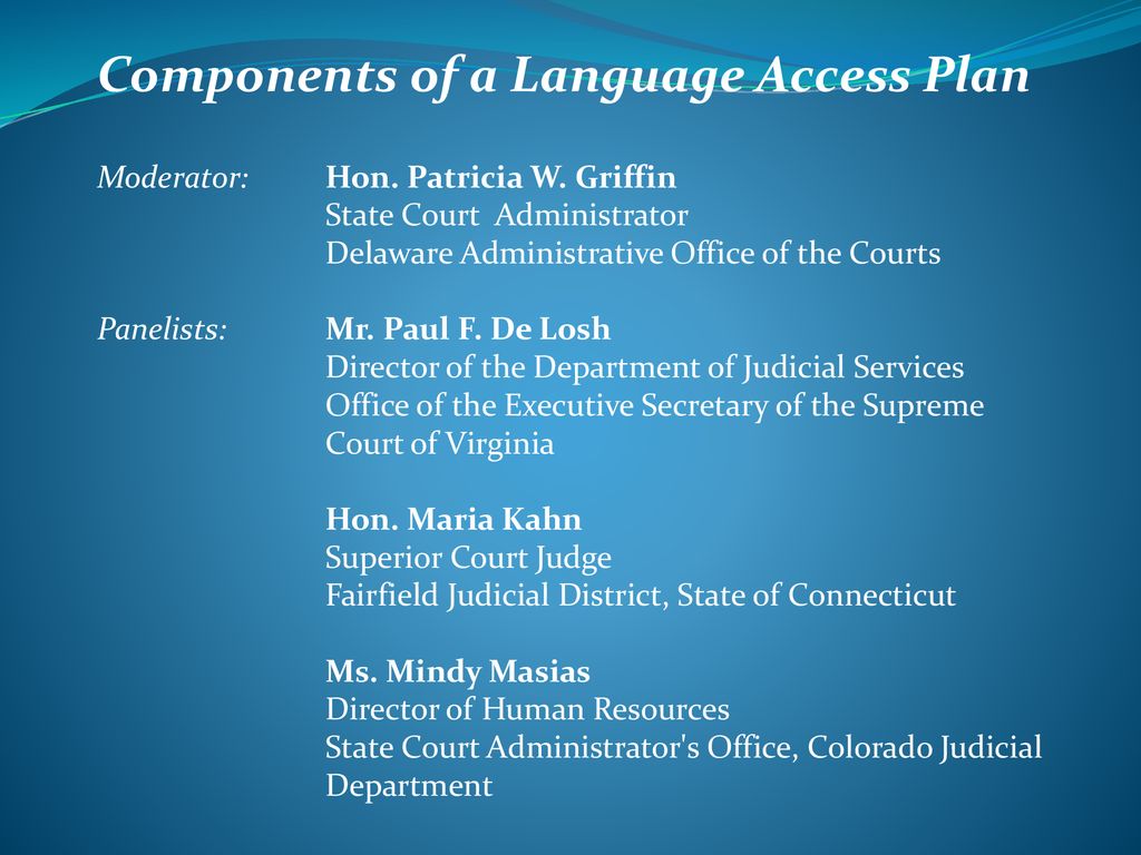 Components of a language access plan ppt download