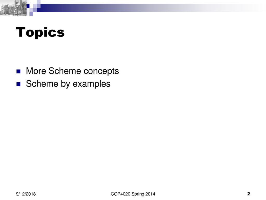 COP4020 Programming Languages - ppt download