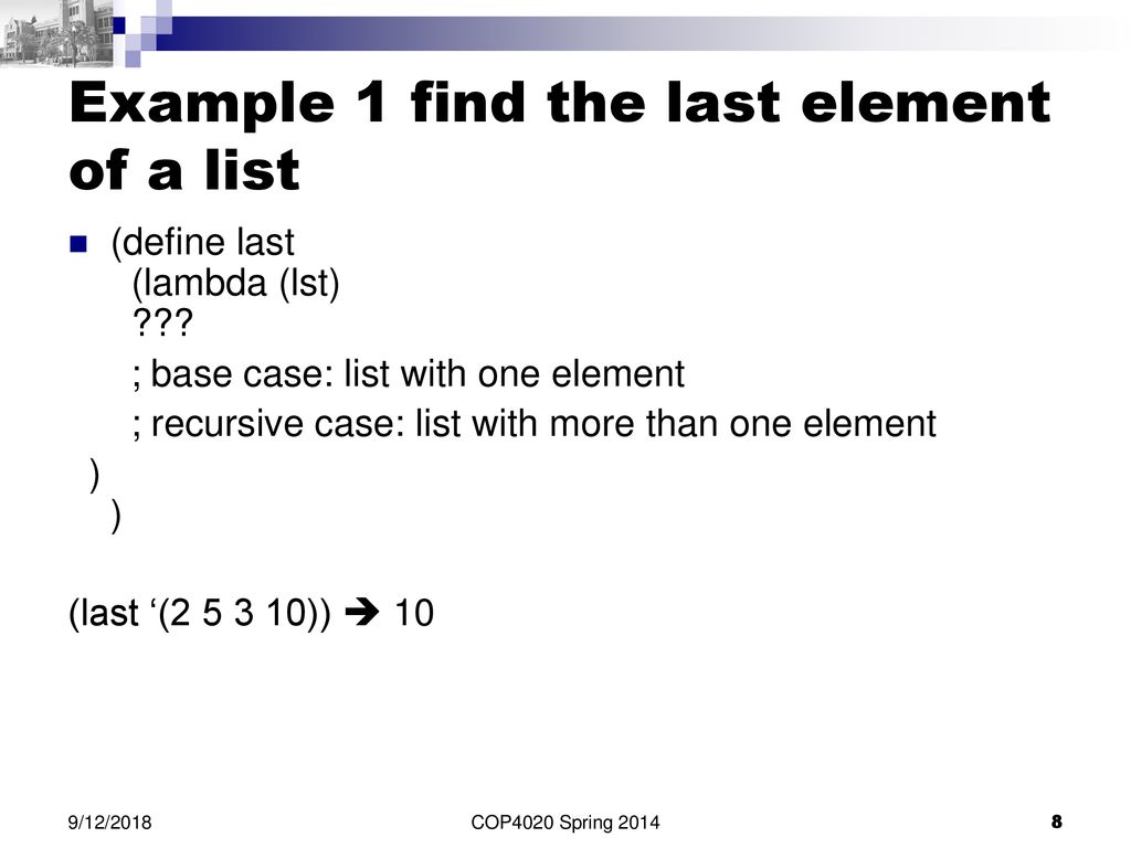 COP4020 Programming Languages - ppt download