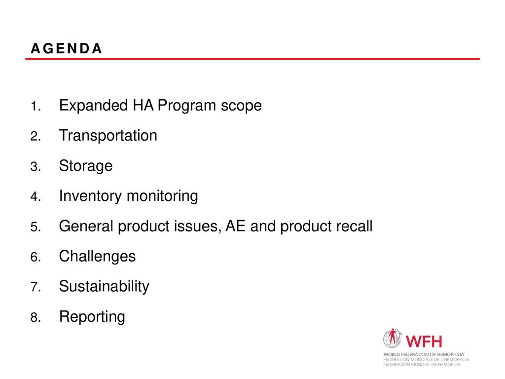 Wfh Ha Department Expanded Ha Program Logistics And Reporting Overview And Challenges Bali 23 April Ppt Download