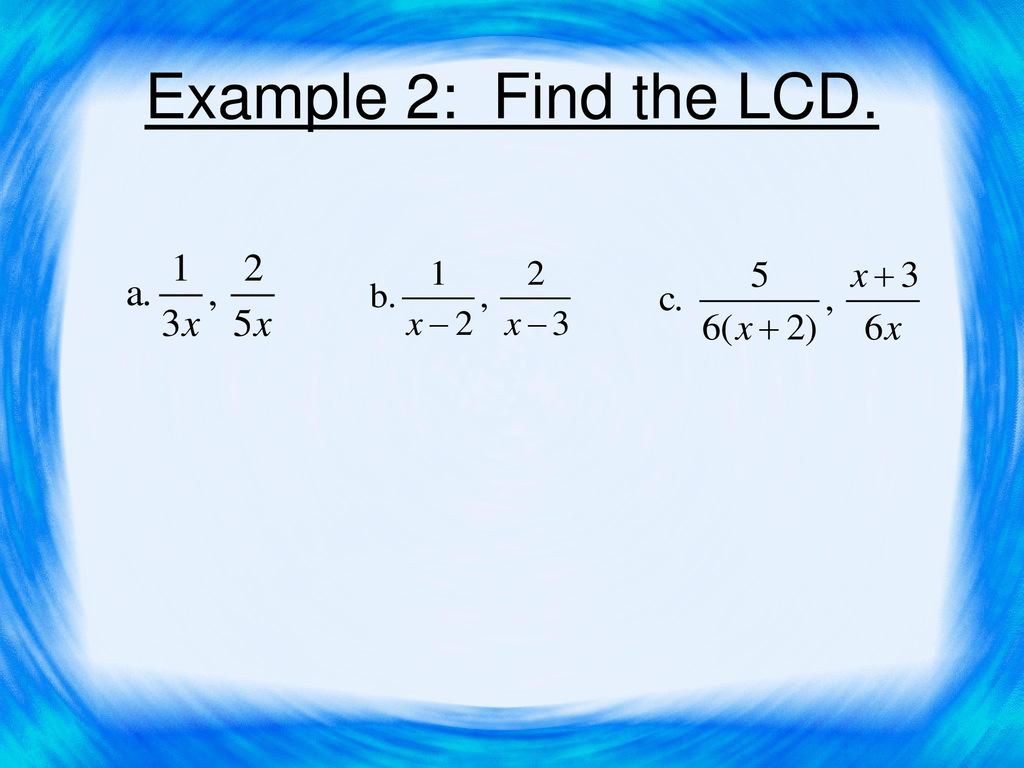 Addition subtraction and complex fractions ppt download