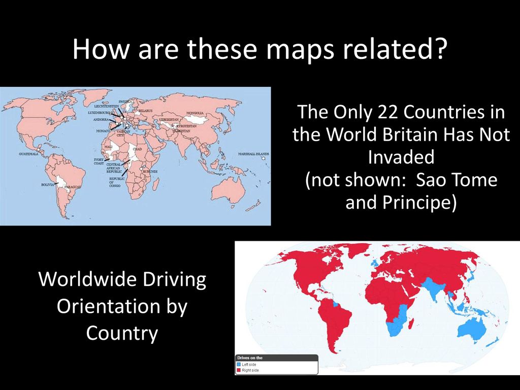 How are these maps related