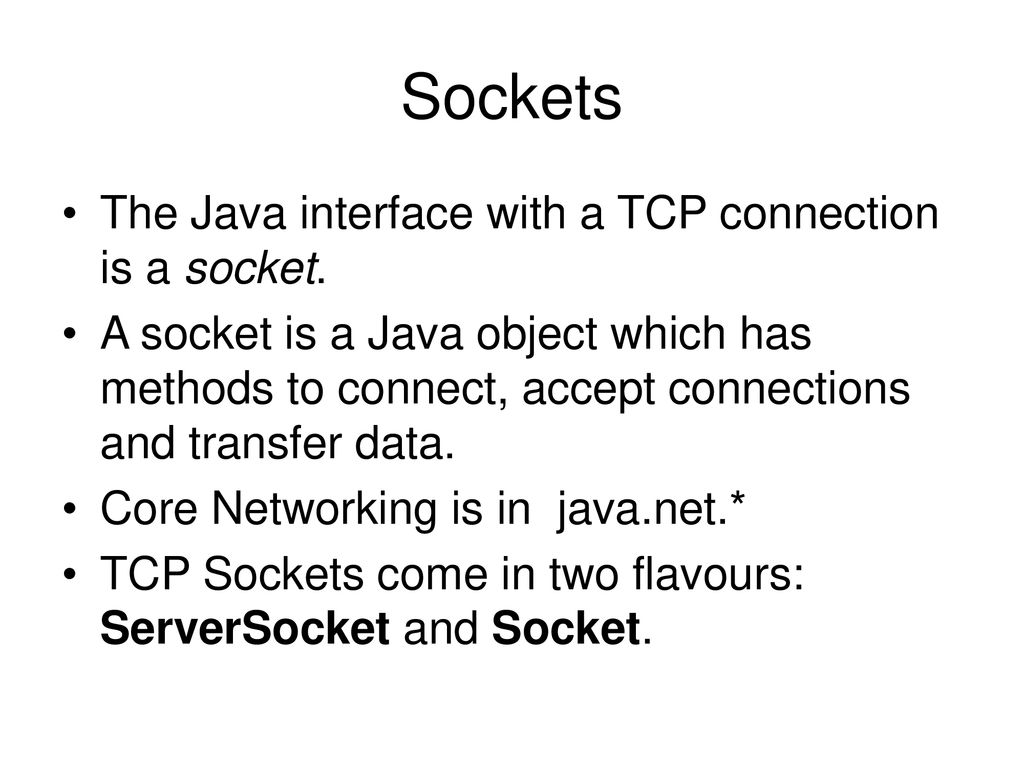 An Introduction to TCP/IP and Sockets - ppt download