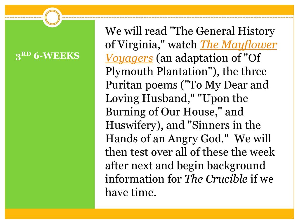 examples of puritan plain style in of plymouth plantation