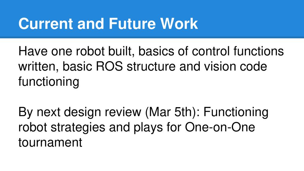 Robot Soccer First Design Review - ppt download