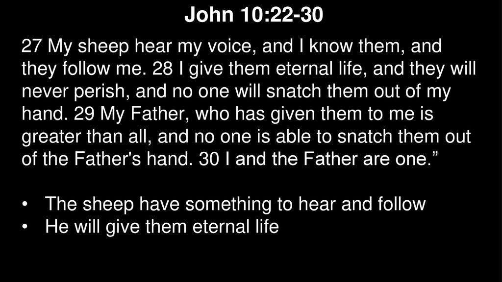 John 10:22-30