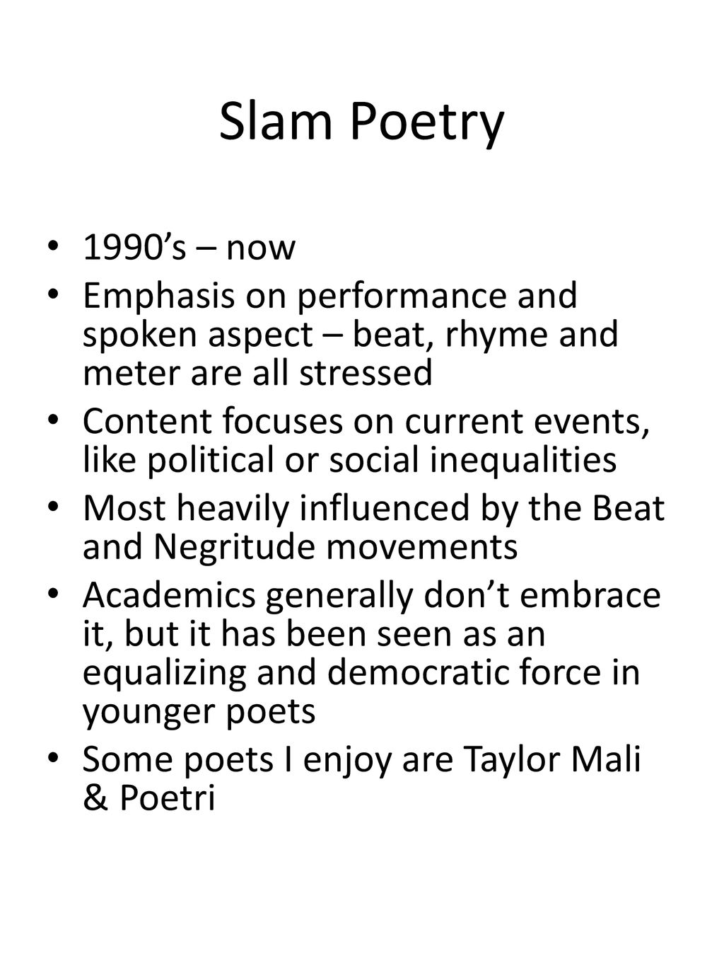 A History of English Poetry - ppt download