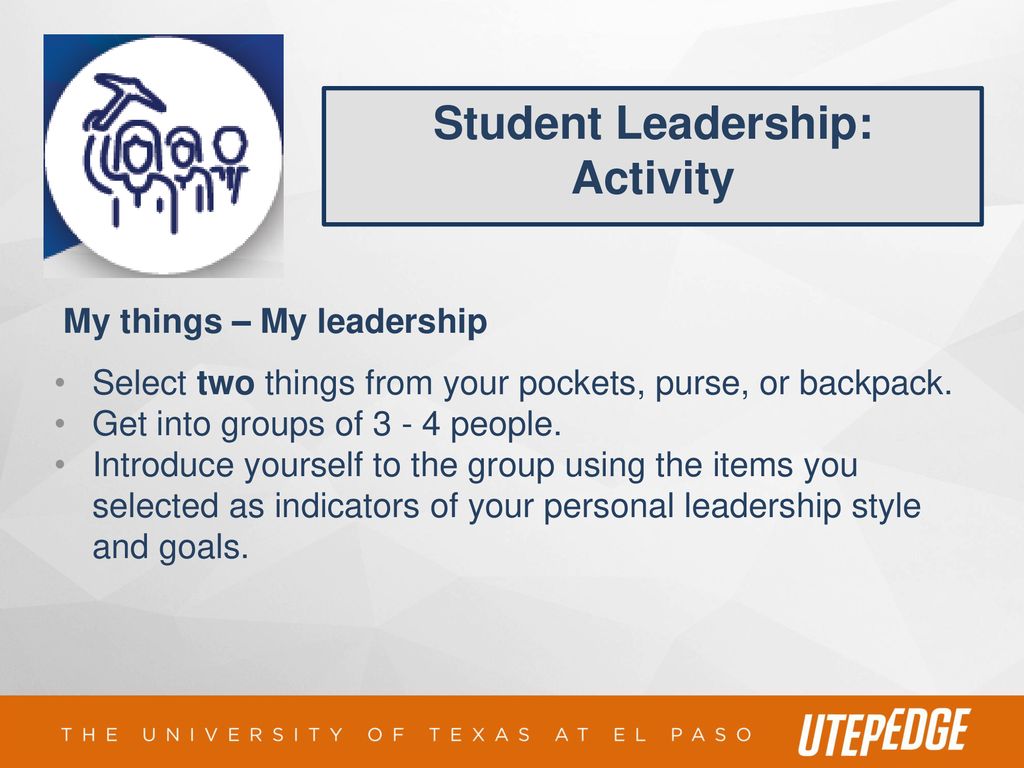 Student Leadership: Activity