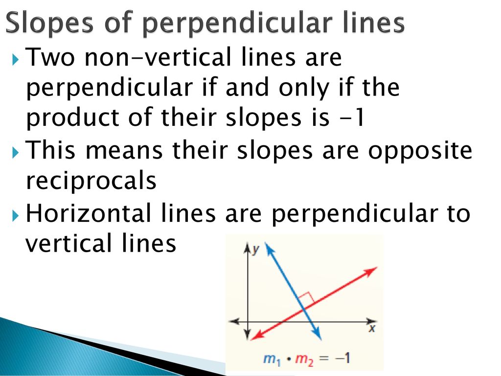 Aim: Find Parallel And Perpendicular Slopes - Ppt Download