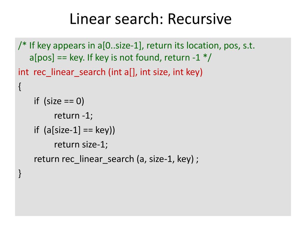 Sorting and Searching Sudeshna Sarkar 7th Feb ppt download