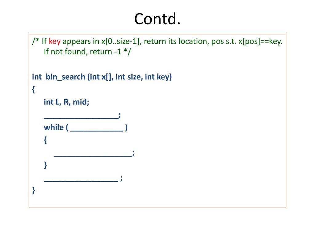 Sorting and Searching Sudeshna Sarkar 7th Feb ppt download