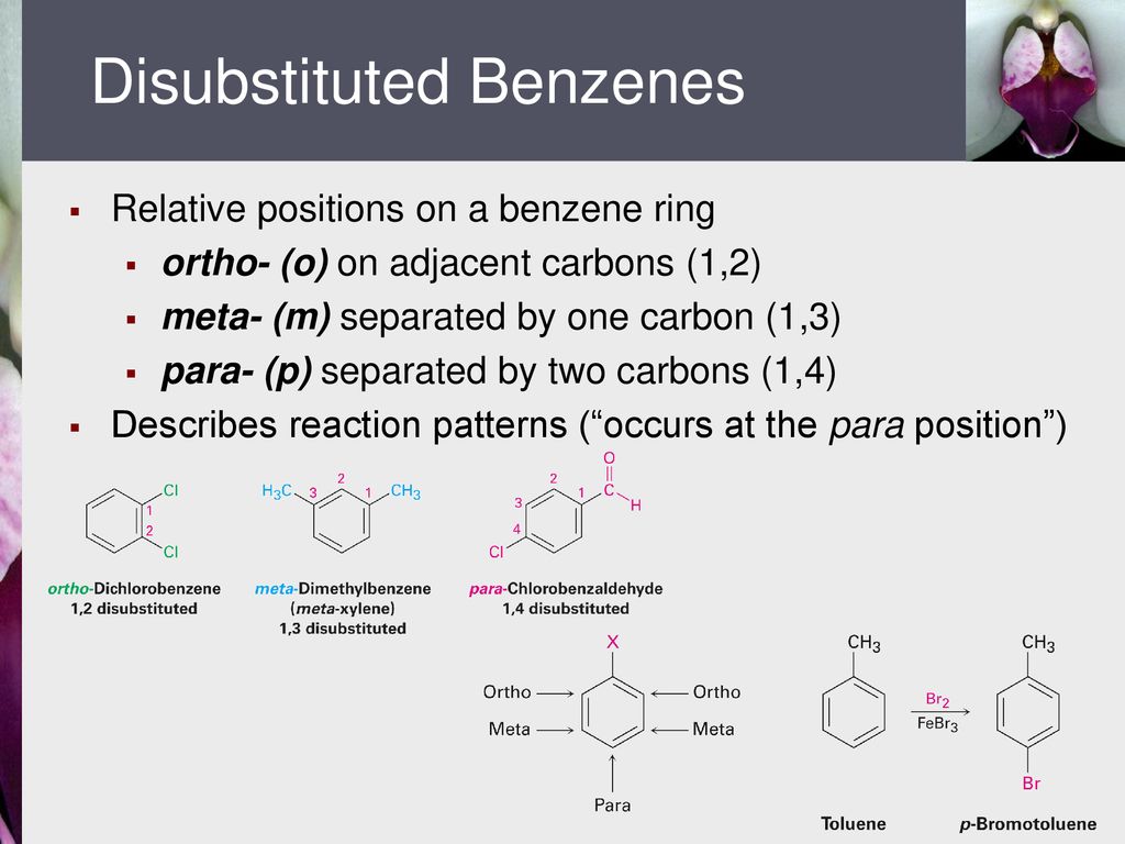 Ortho Para and Meta in Disubstituted Benzenes - Chemistry Steps