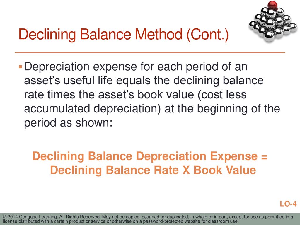 Declining Balance Method (Cont.)