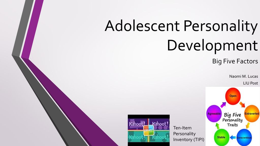 Adolescent Personality Development