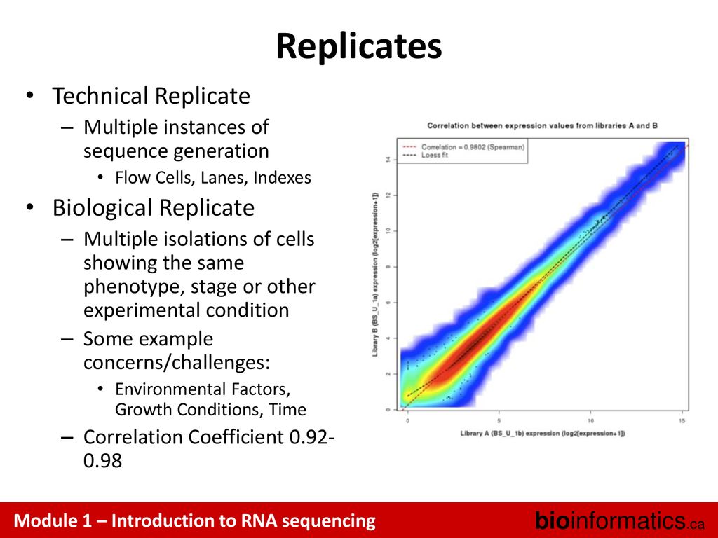 Replicates Technical Replicate Biological Replicate