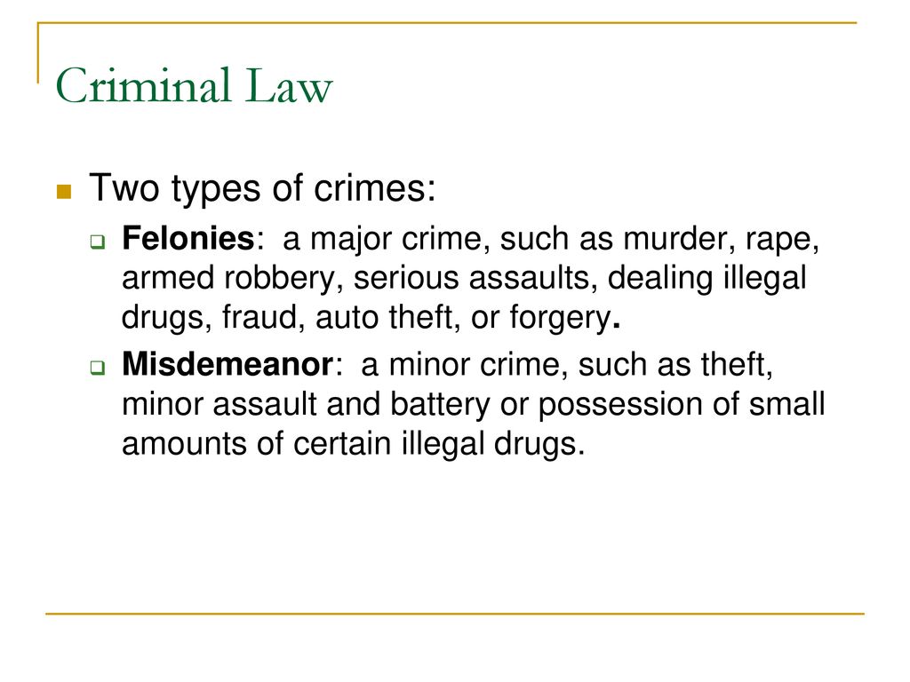 The Legal System And The Law. ppt download