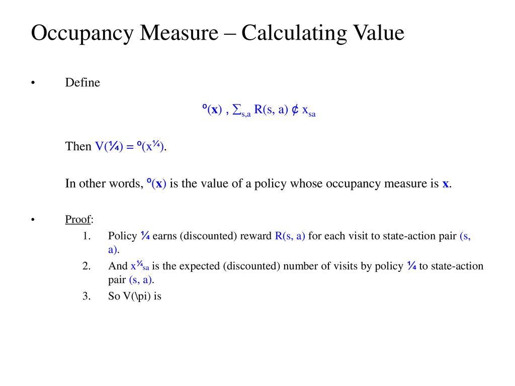 Apprenticeship Learning Using Linear Programming Ppt Download