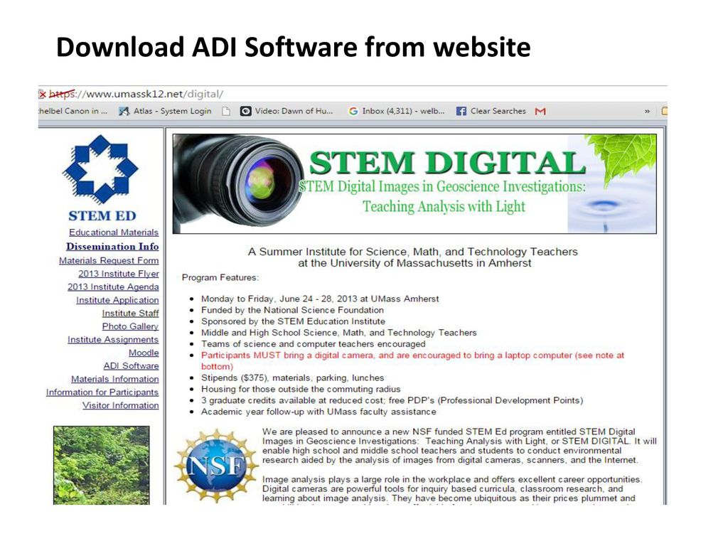 Download ADI Software from website