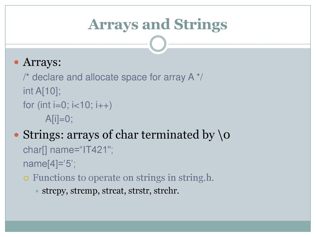 C programming language - ppt download