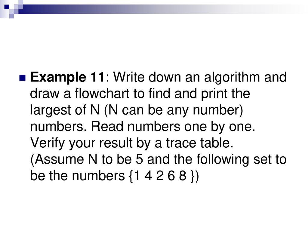 ALGORITHMS & FLOWCHARTING II - ppt download