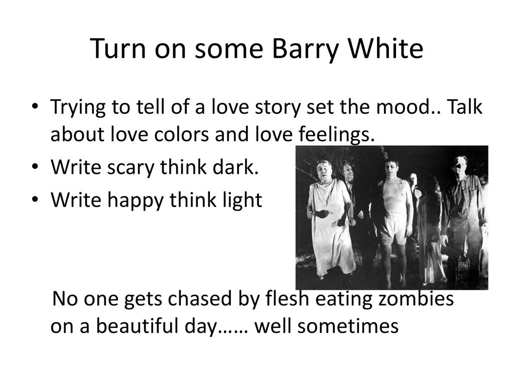 Turn on some Barry White