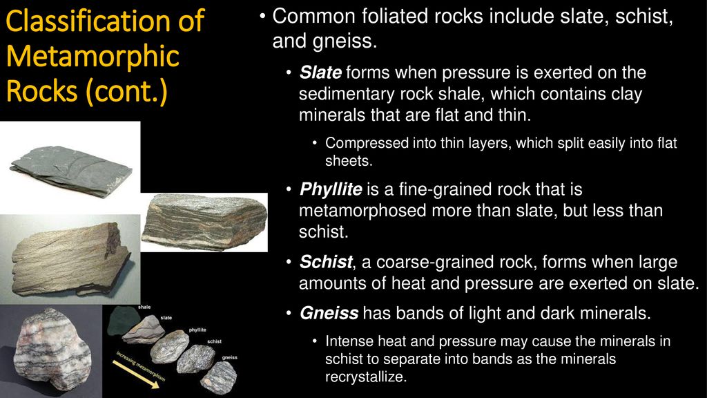 Chapter 6 – Section 4: Metamorphic Rock - ppt download