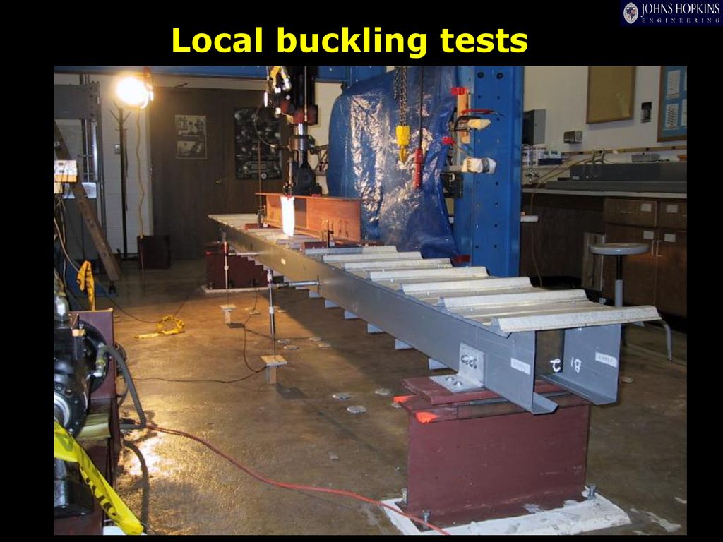 Local buckling tests
