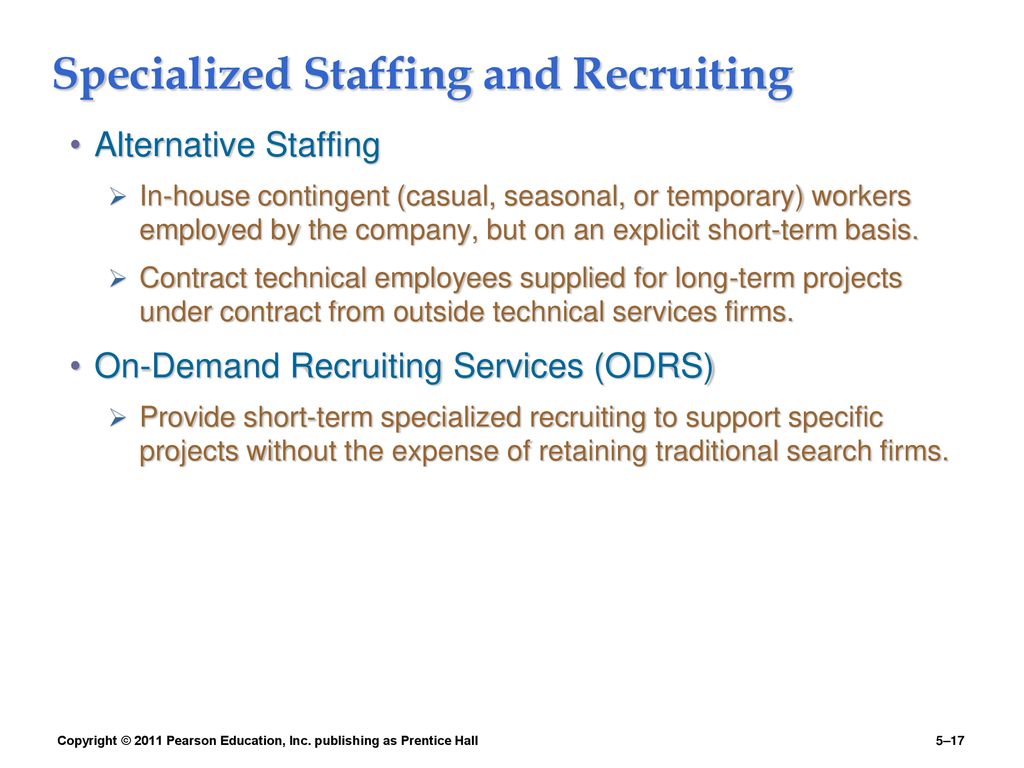 Specialized Staffing and Recruiting