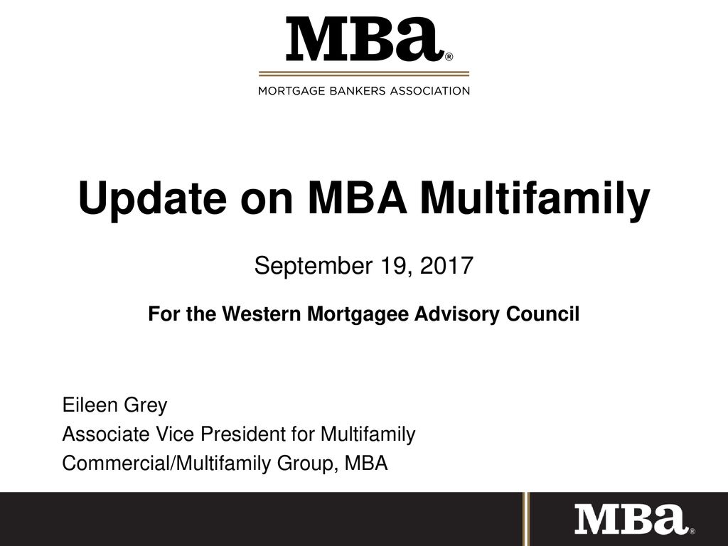 Mortgage Bankers Association Conference 2025