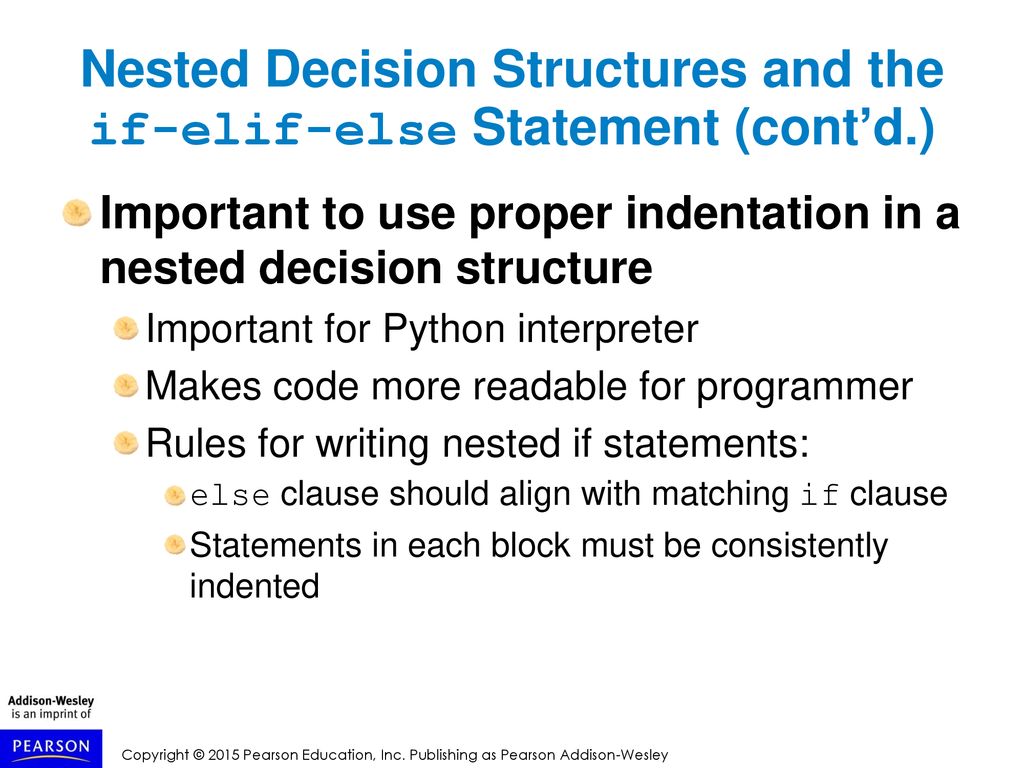 Topics The if Statement The if-else Statement Comparing Strings - ppt ...