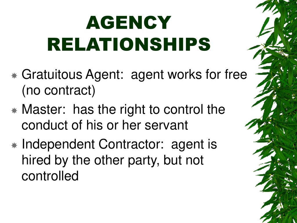 Unit c objective agency law ppt download