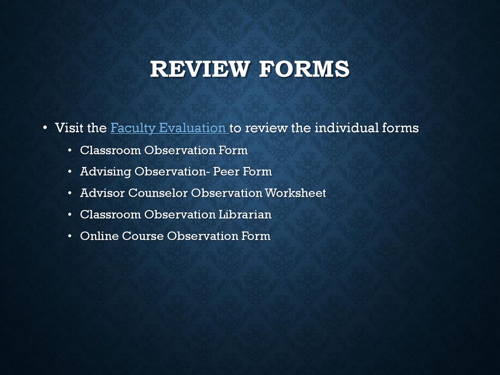 Grand Rapids Community College Faculty Evaluation System Ppt
