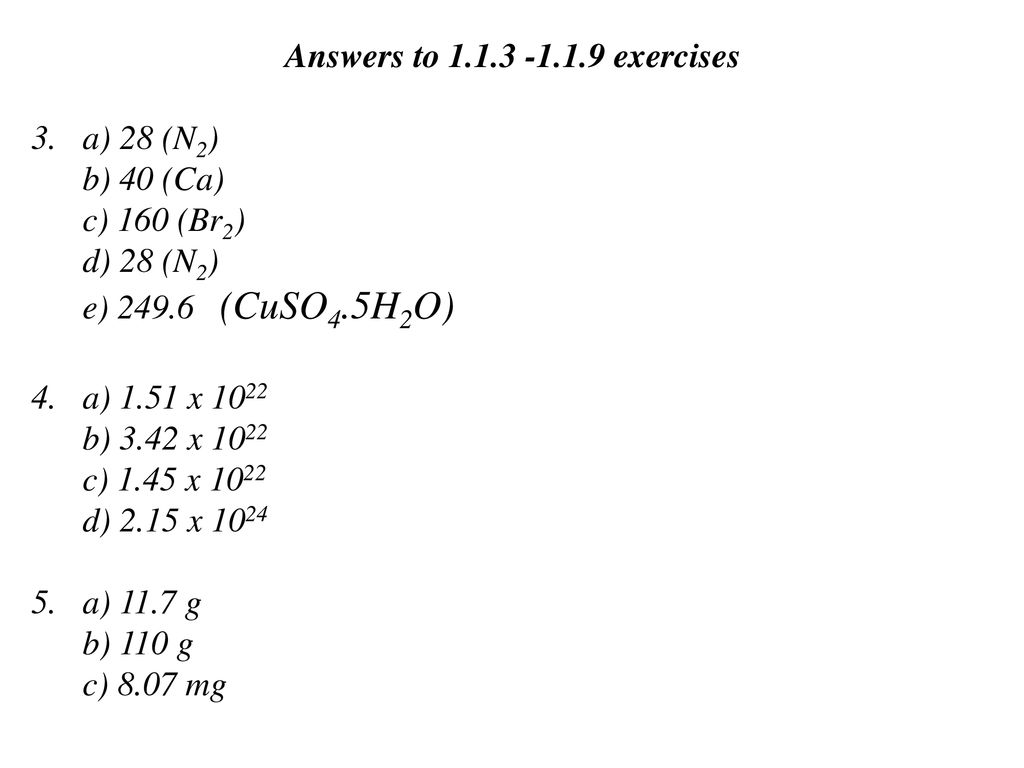 1 1 9 Moles And Reactions Deduce The Quantities Of Reactants And Products From Balanced Equations Ppt Download