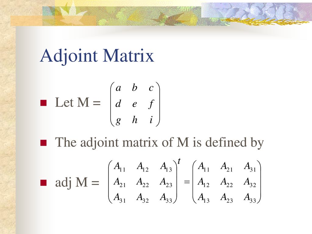 Section 8 4 determinants ppt download