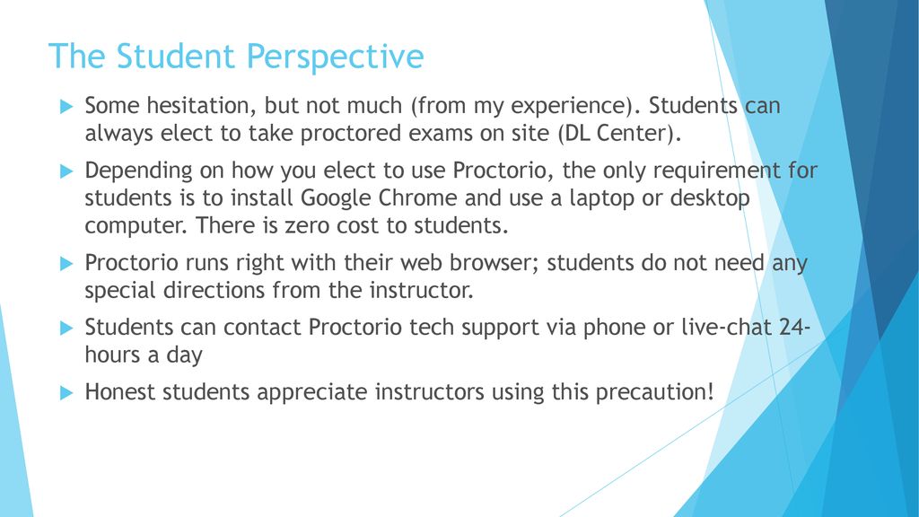 The Student Perspective
