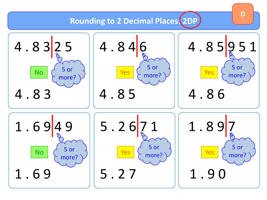 Rounding to 1 decimal place – version 2 – Variation Theory