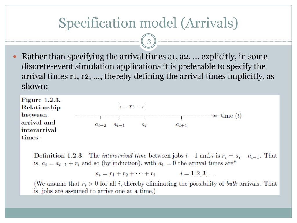 Single-Server Queue Model - ppt download