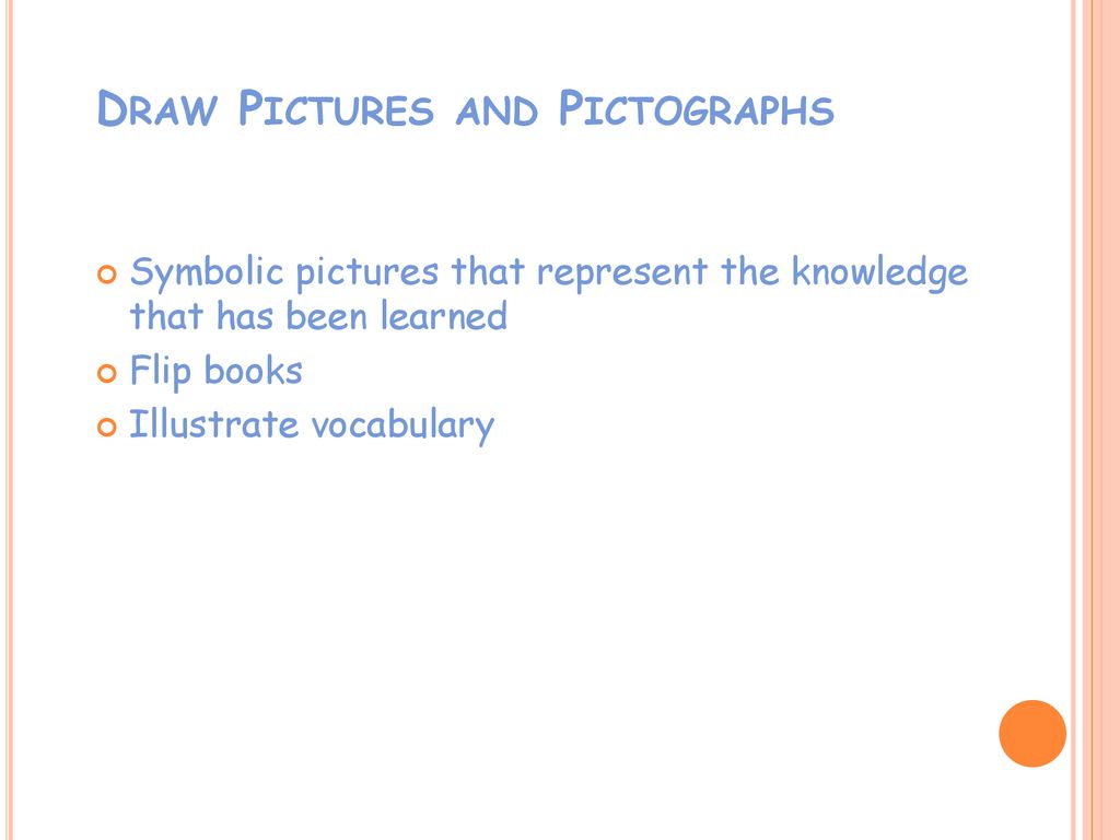 Draw Pictures and Pictographs