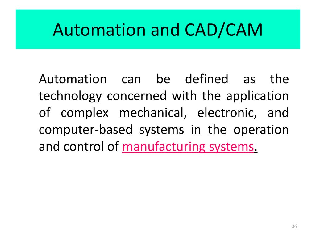 Introduction to CAD/CAM - ppt download