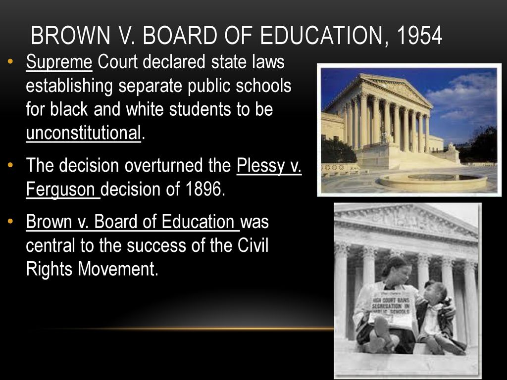 Brown v. Board of Education, 1954