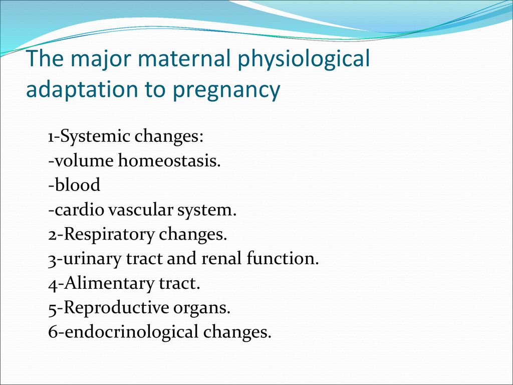 Physiological Changes In Pregnancy - Ppt Download