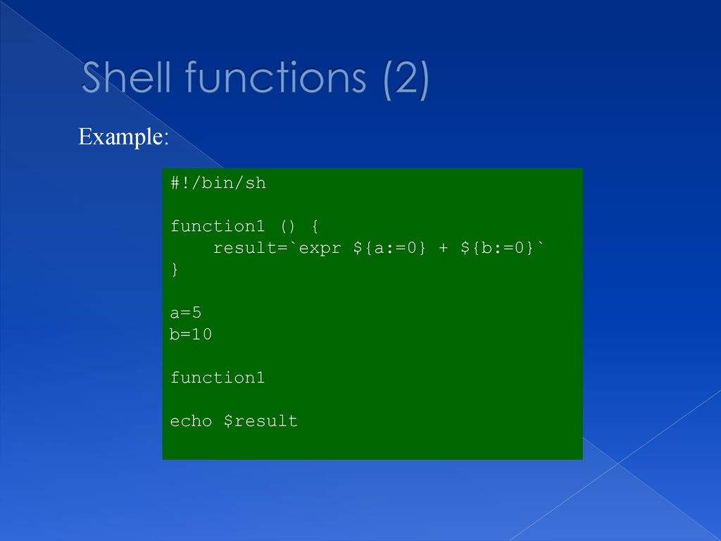 Shell and Shell Programming - ppt download