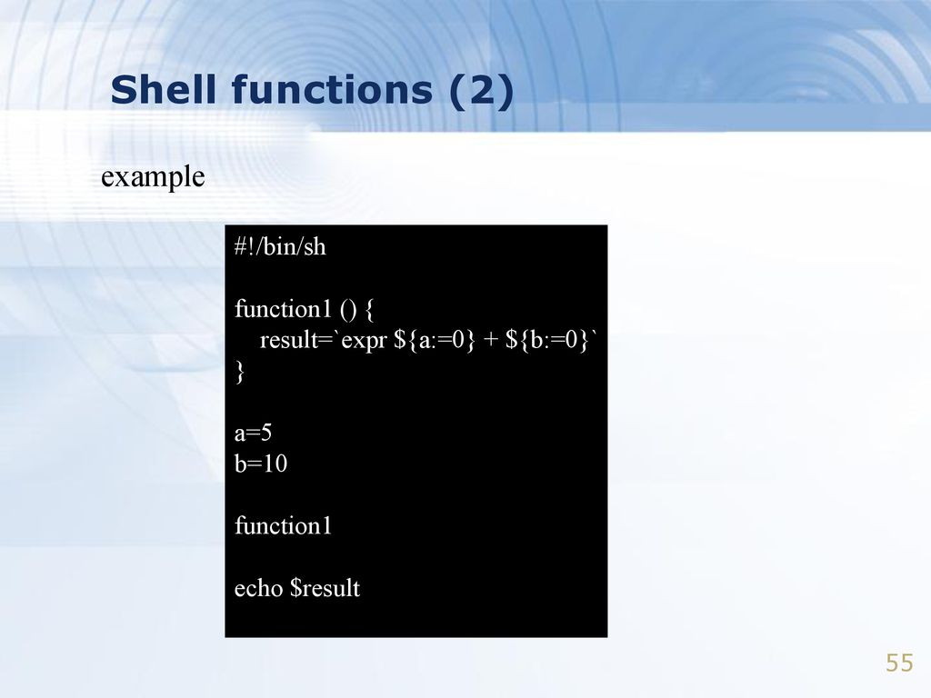 Shell and Shell Programming - ppt download