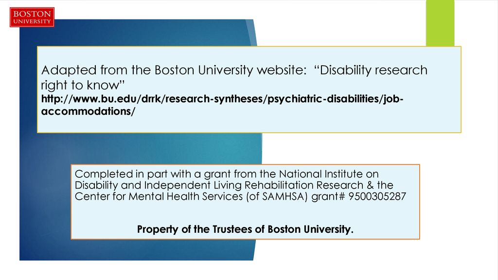 Property of the Trustees of Boston University.