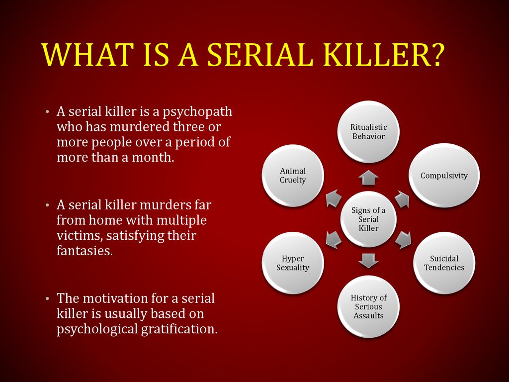 Presentation on theme: "The Evolution of a Serial Killer"- Presen...