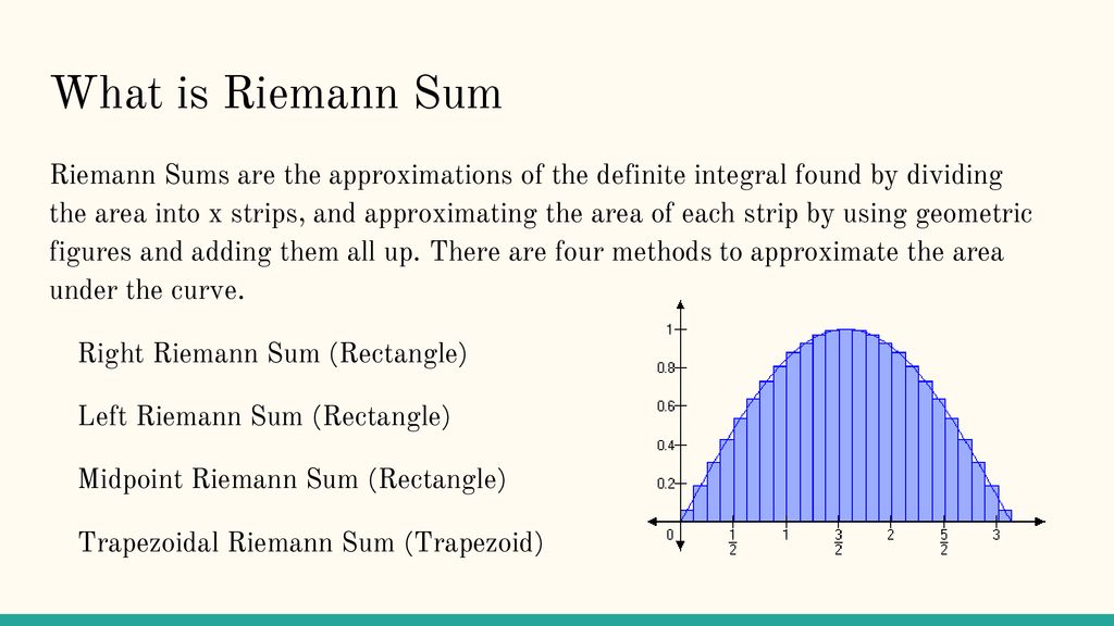 AP Calculus BC Review: Riemann Sum - ppt download