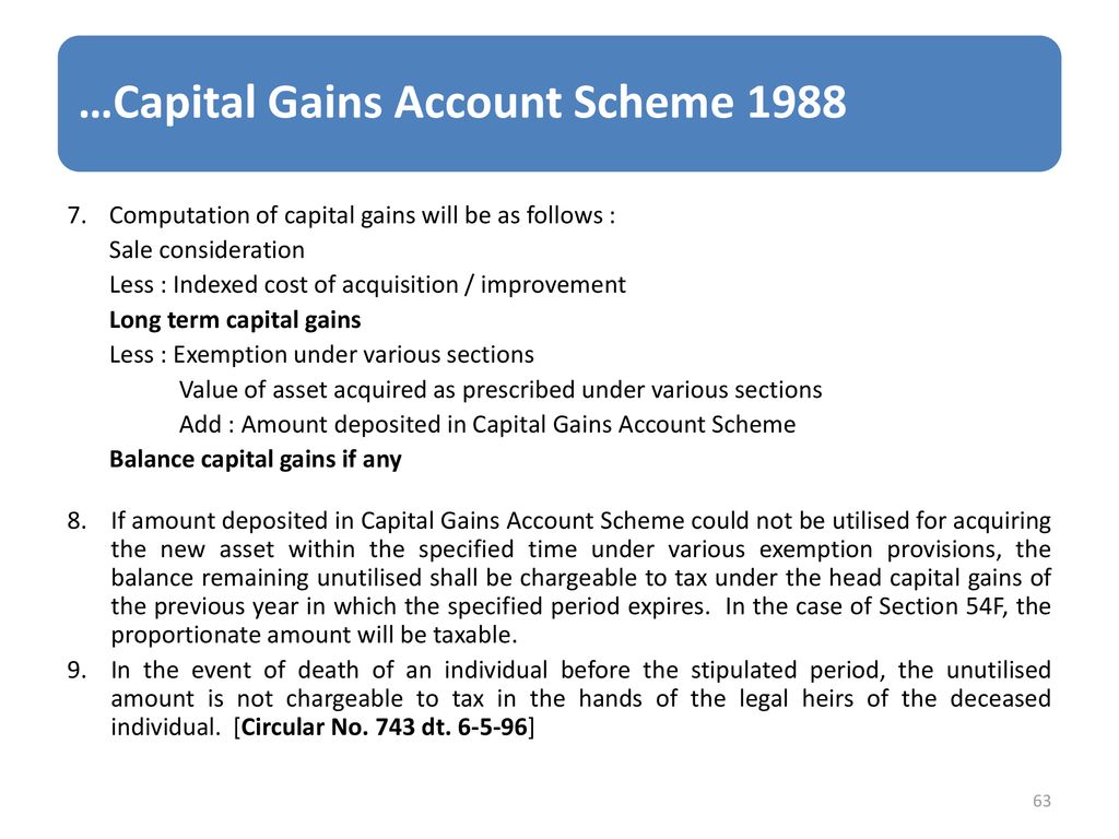 Capital gains. - ppt download